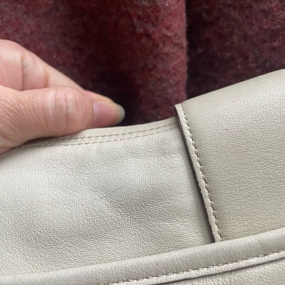 COACH 9248 Soho Buckle Bag Bone Ivory Leather beige color medium size y2k - Picture 12 of 14